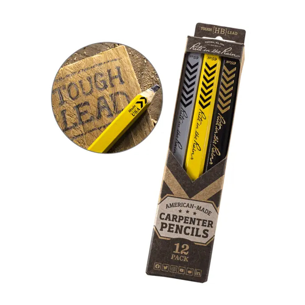 Carpenter Pencil 12-Pack