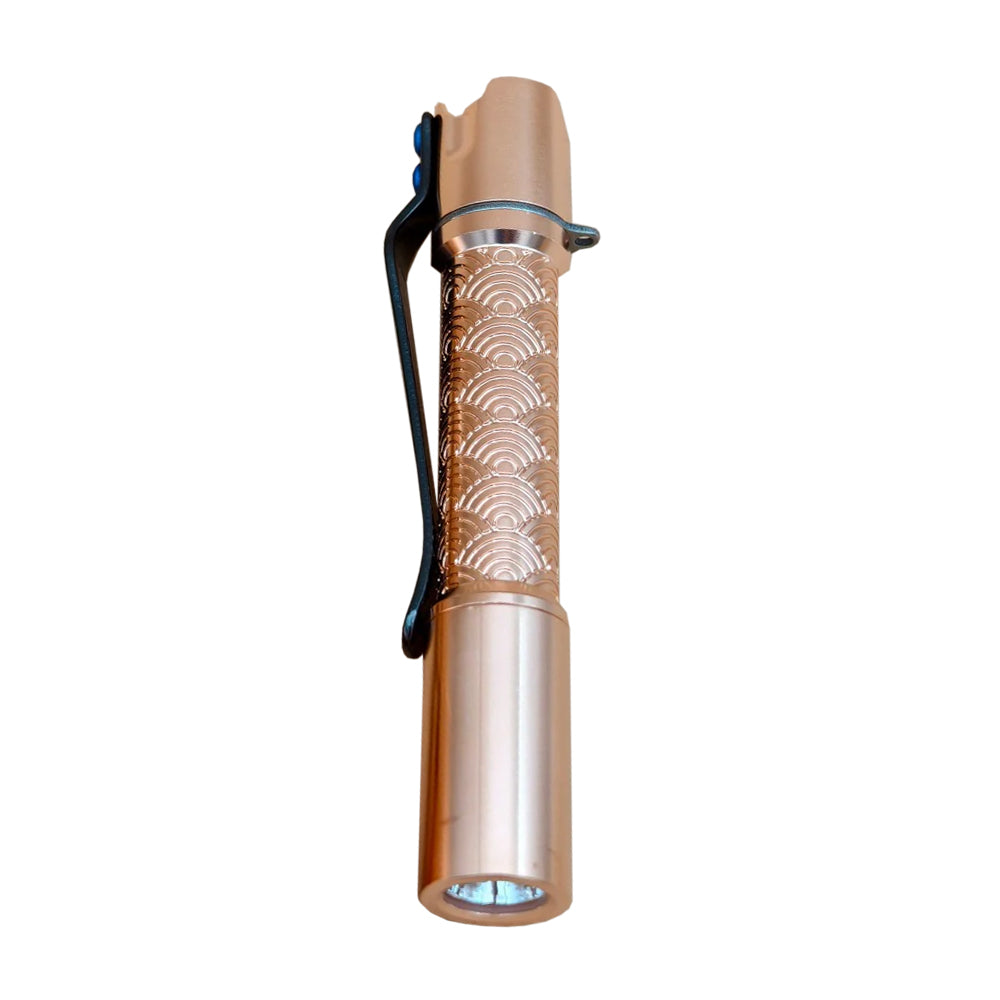 copper flashlight rechargeable Pineapple Mini MKIII Copper Flashlight
