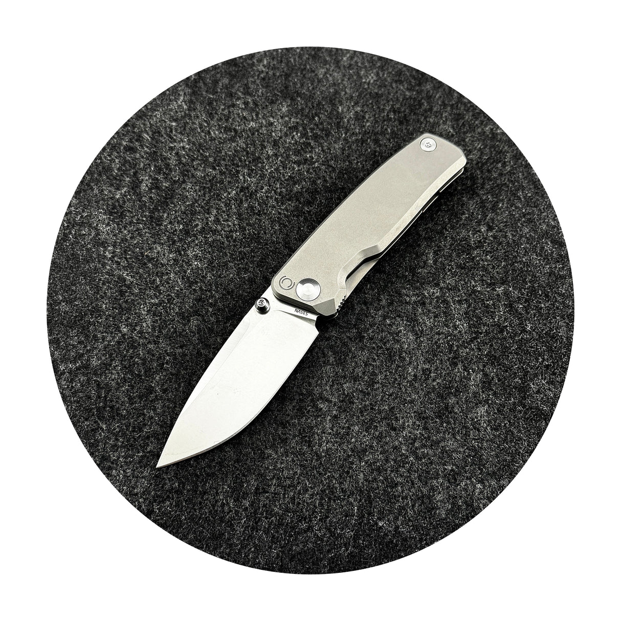 CornCraft Redshift Thumb Stud Knife