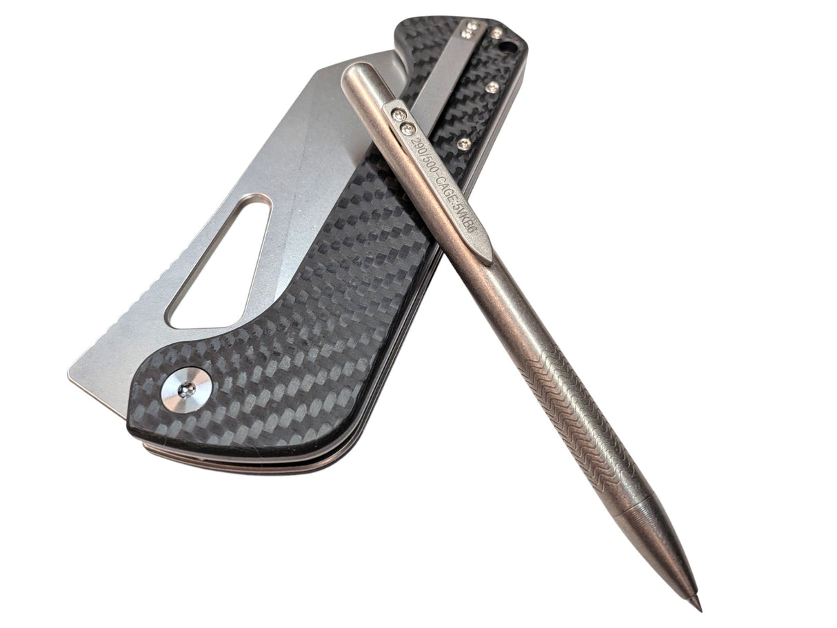 CountyComm Titanium Flight Suit Bolt Action Pen (Gen 3)