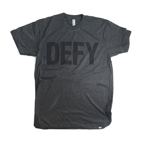 Defy Defy Tee - Dark Grey Heather