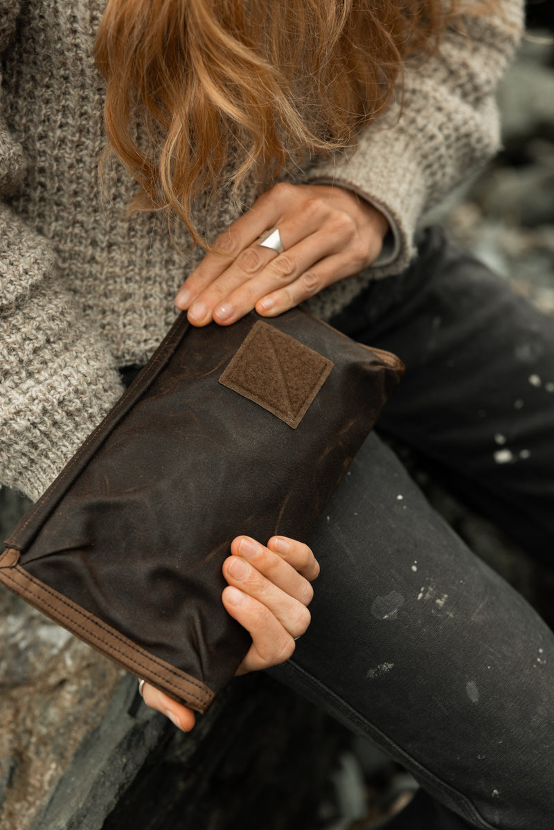 Evergoods Civic Access Pouch 1 L Waxed Canvas