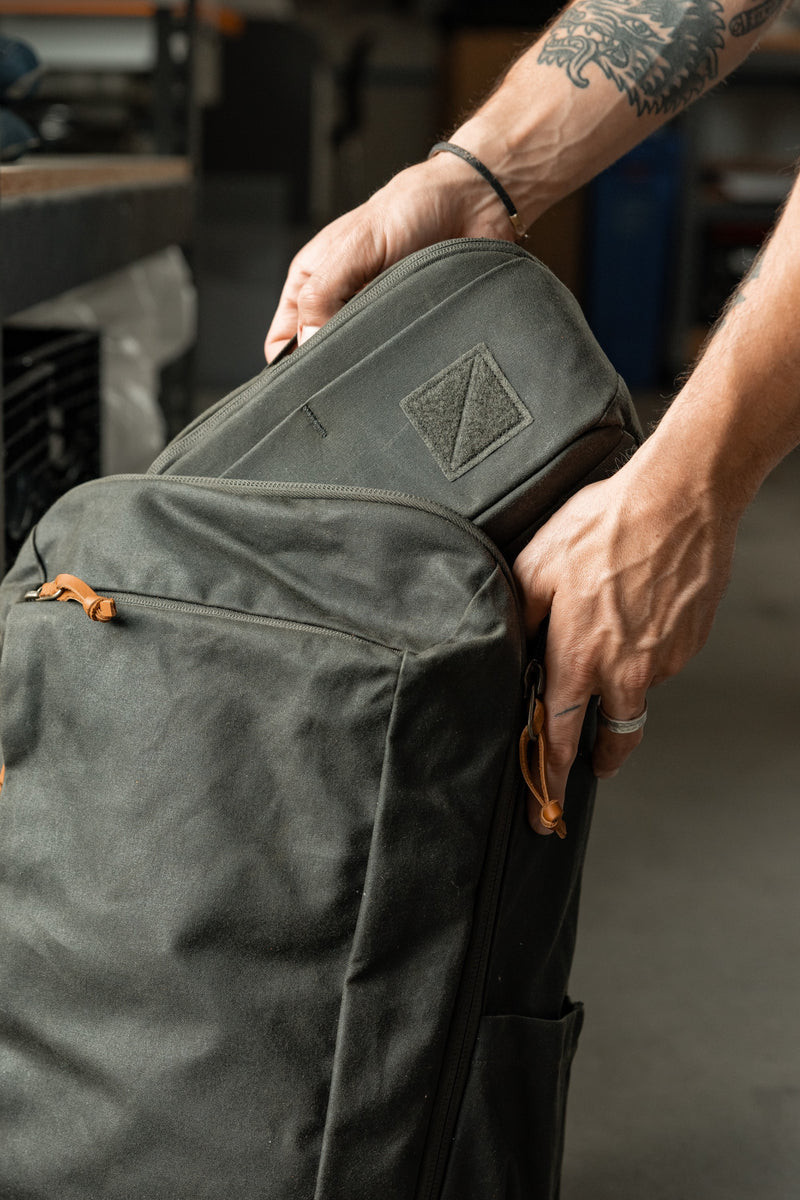 Evergoods Civic Access Pouch 2 L Waxed Canvas