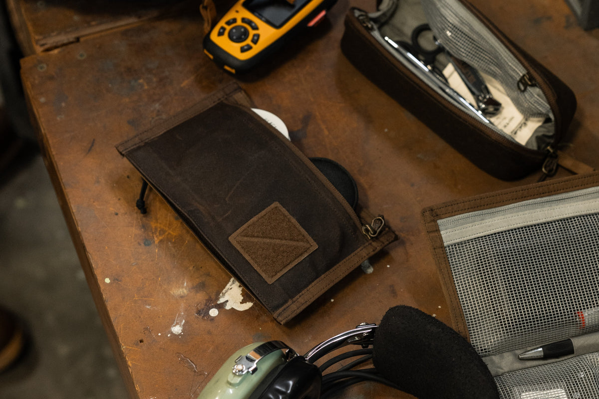 Evergoods Civic Flat Pouch Waxed Canvas