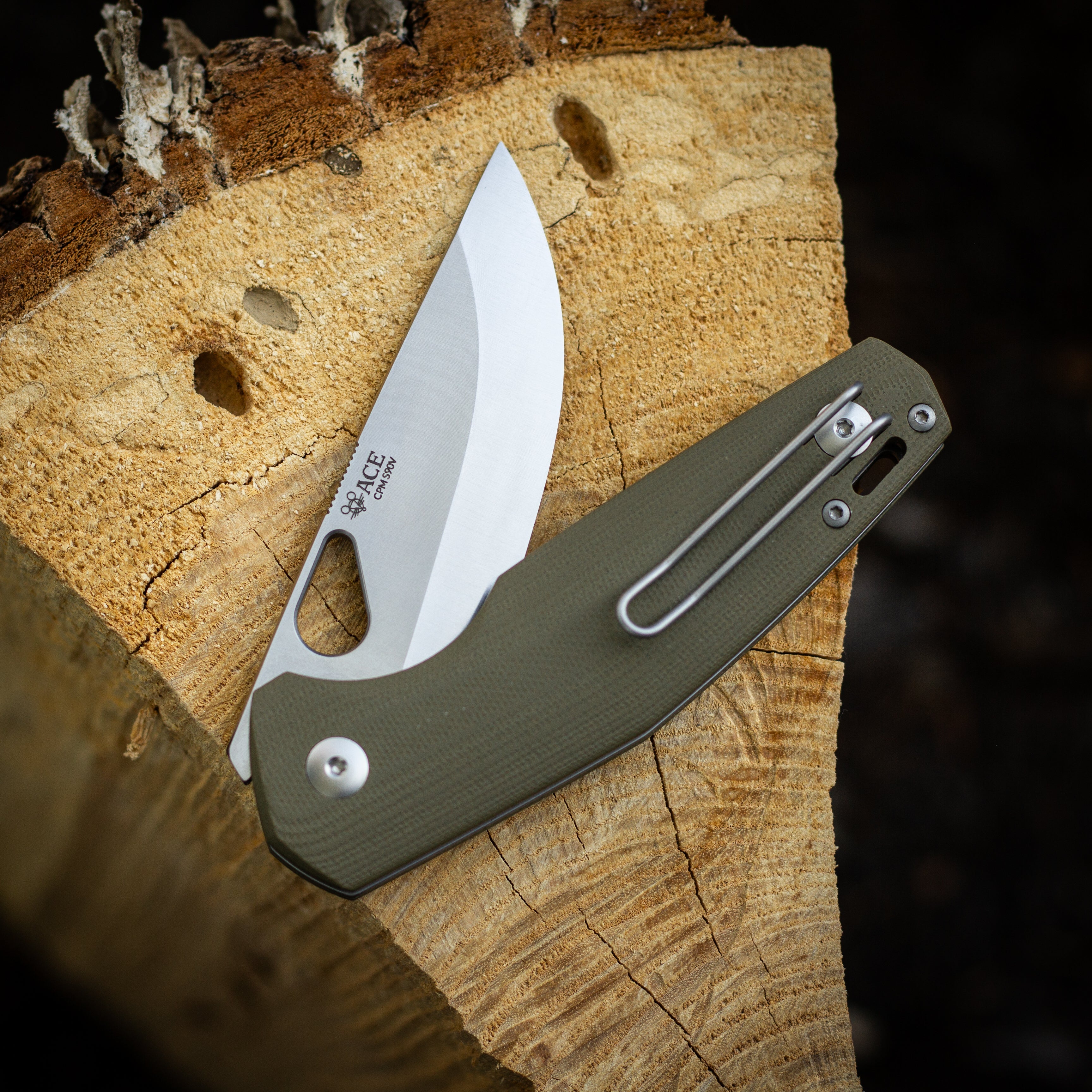 GiantMouse ACE Nimbus V3 Scandi Knife – Mukama