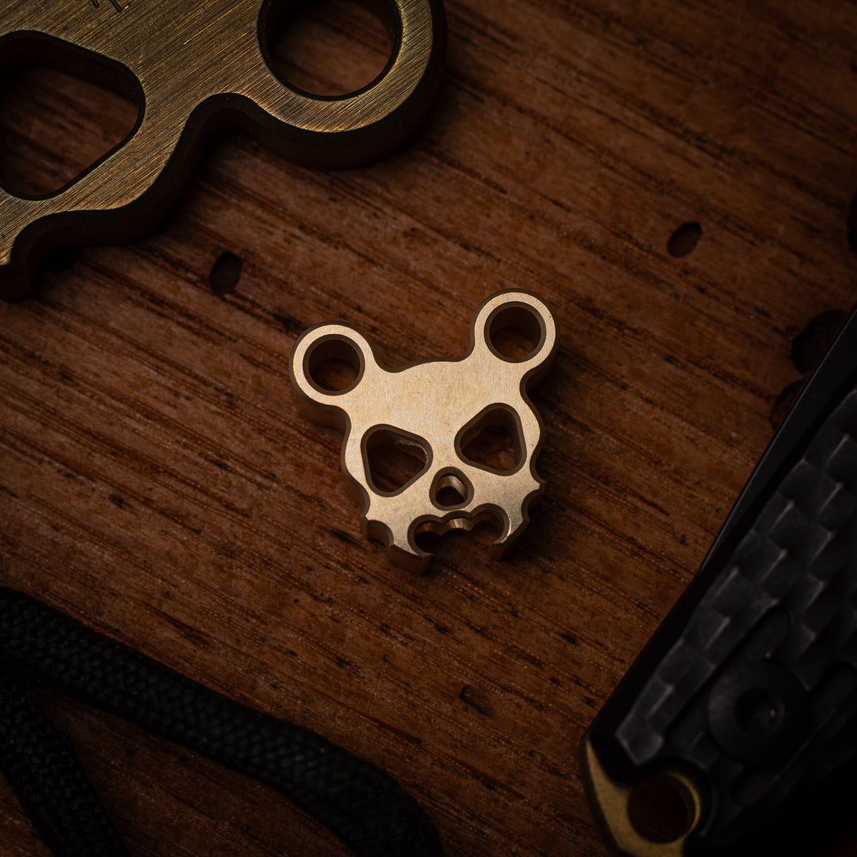 GiantMouse Morbid Mouse Bead Brass