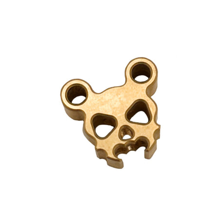 GiantMouse Morbid Mouse Bead Brass
