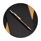 Griffin Company Mini Click Brass Pen