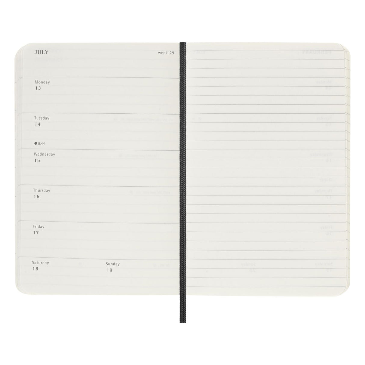 Weekly Notebook Pocket 2026 Kalender
