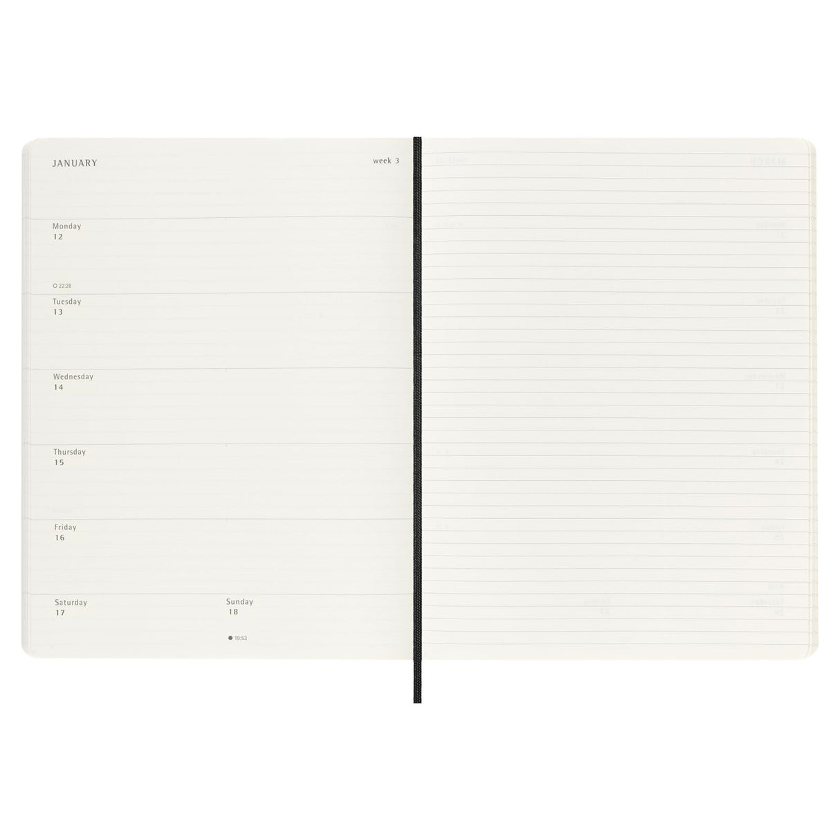 Weekly Notebook XL 2026 - Kalenteri