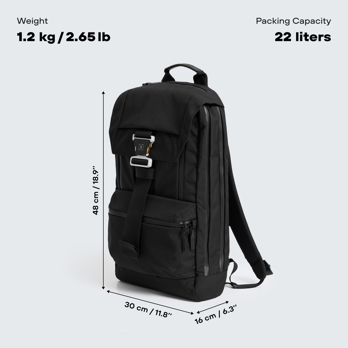 Huru Model H2 22 L Backpack