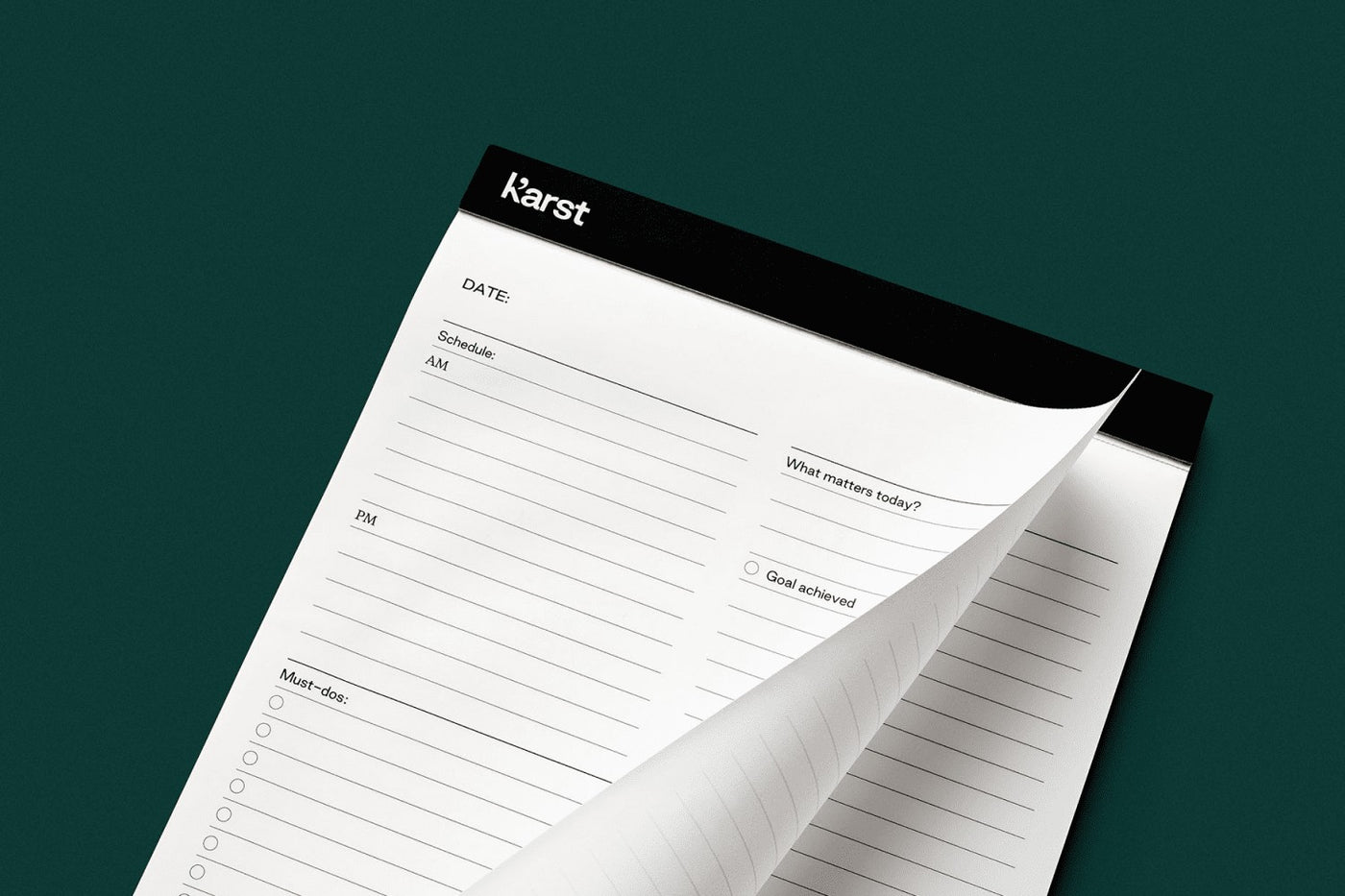 Karst A5 Daily Action Pad