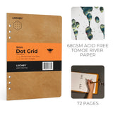 Lochby A5 Binder Refills 4-Pack