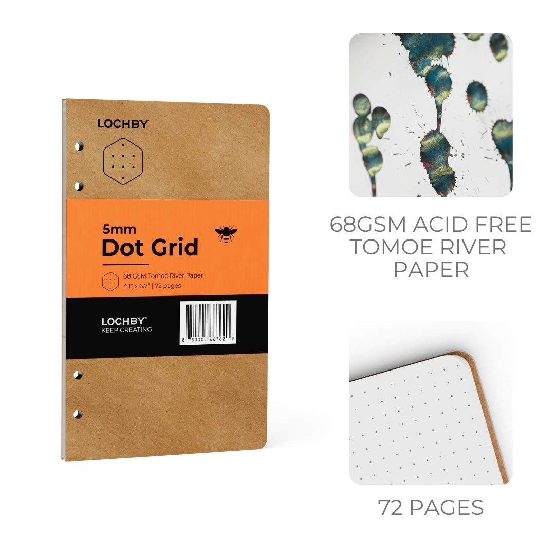 Lochby A7 Binder Refills 4-Pack