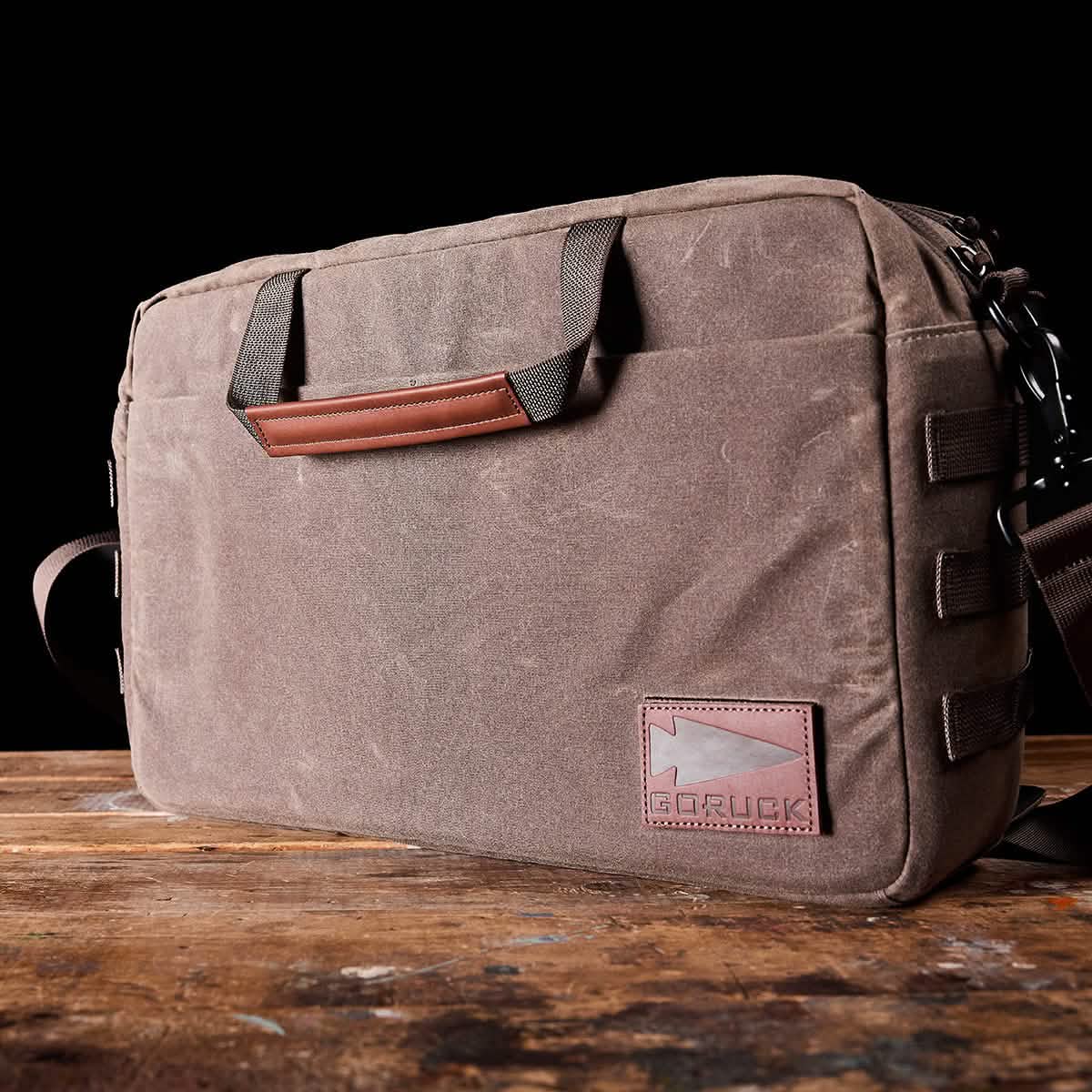 Shoulder Bag Waxed Canvas