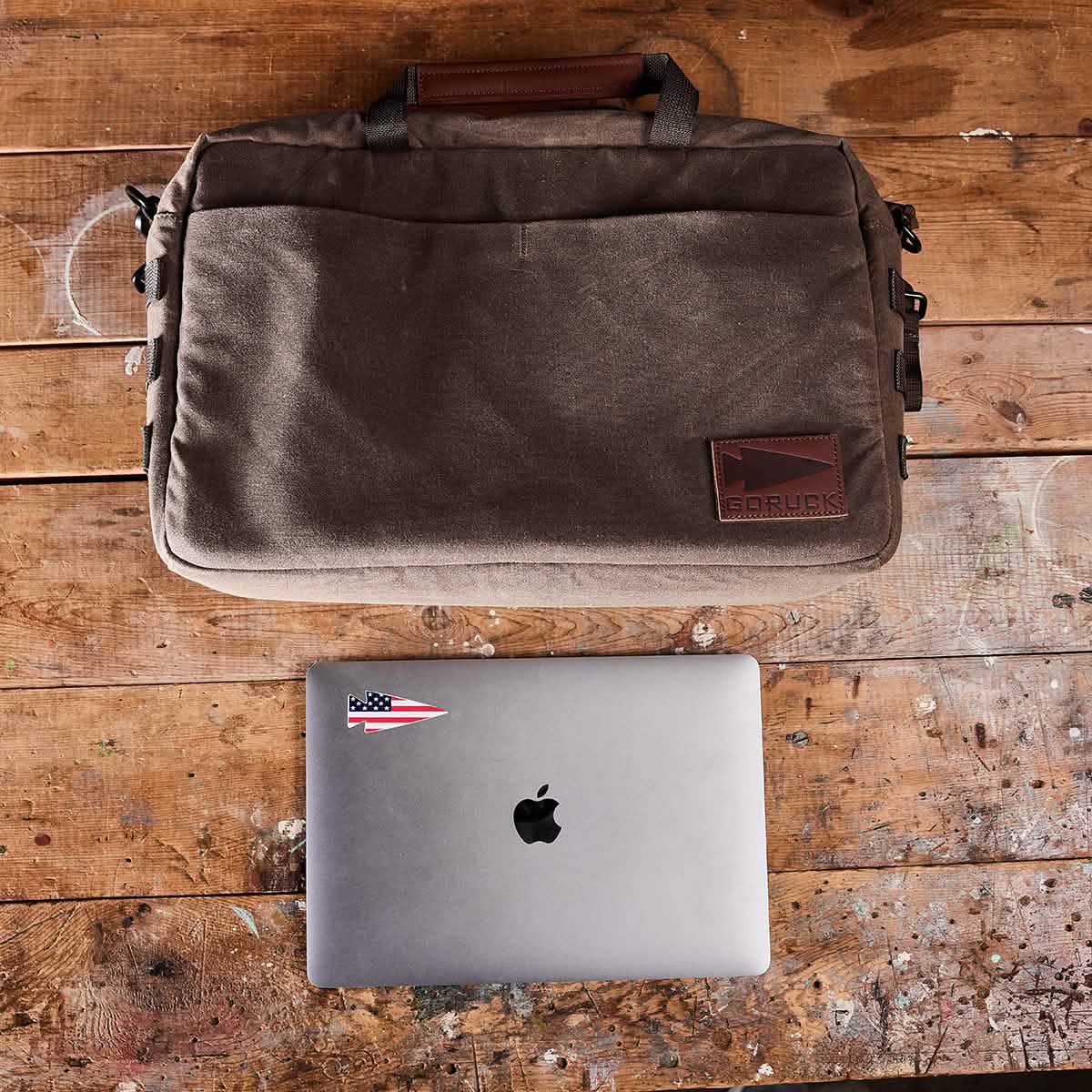 Shoulder Bag Waxed Canvas