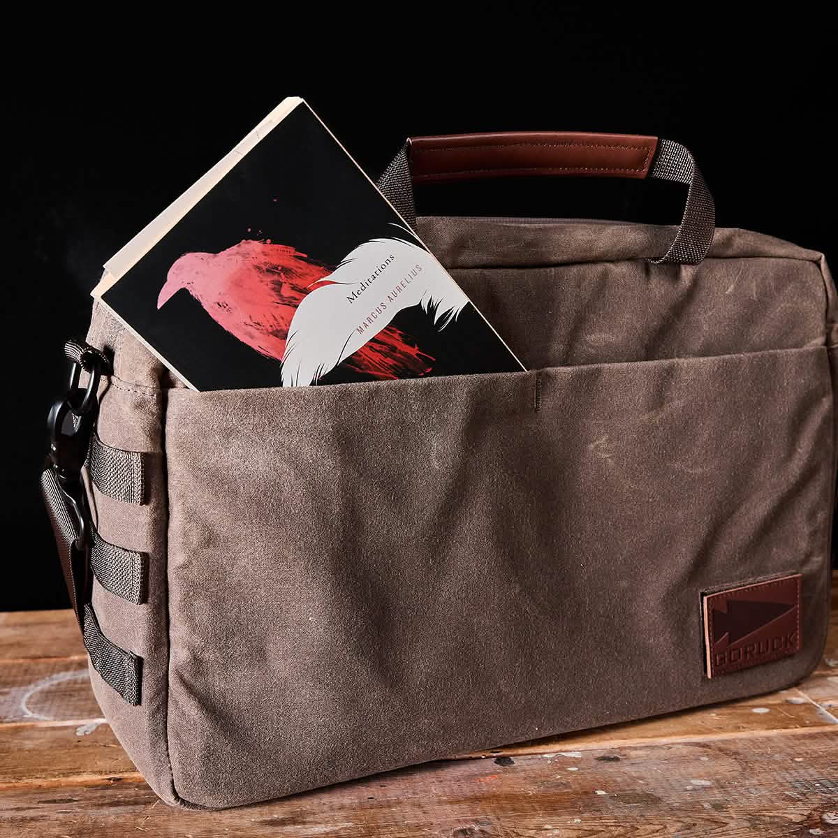 Shoulder Bag Waxed Canvas