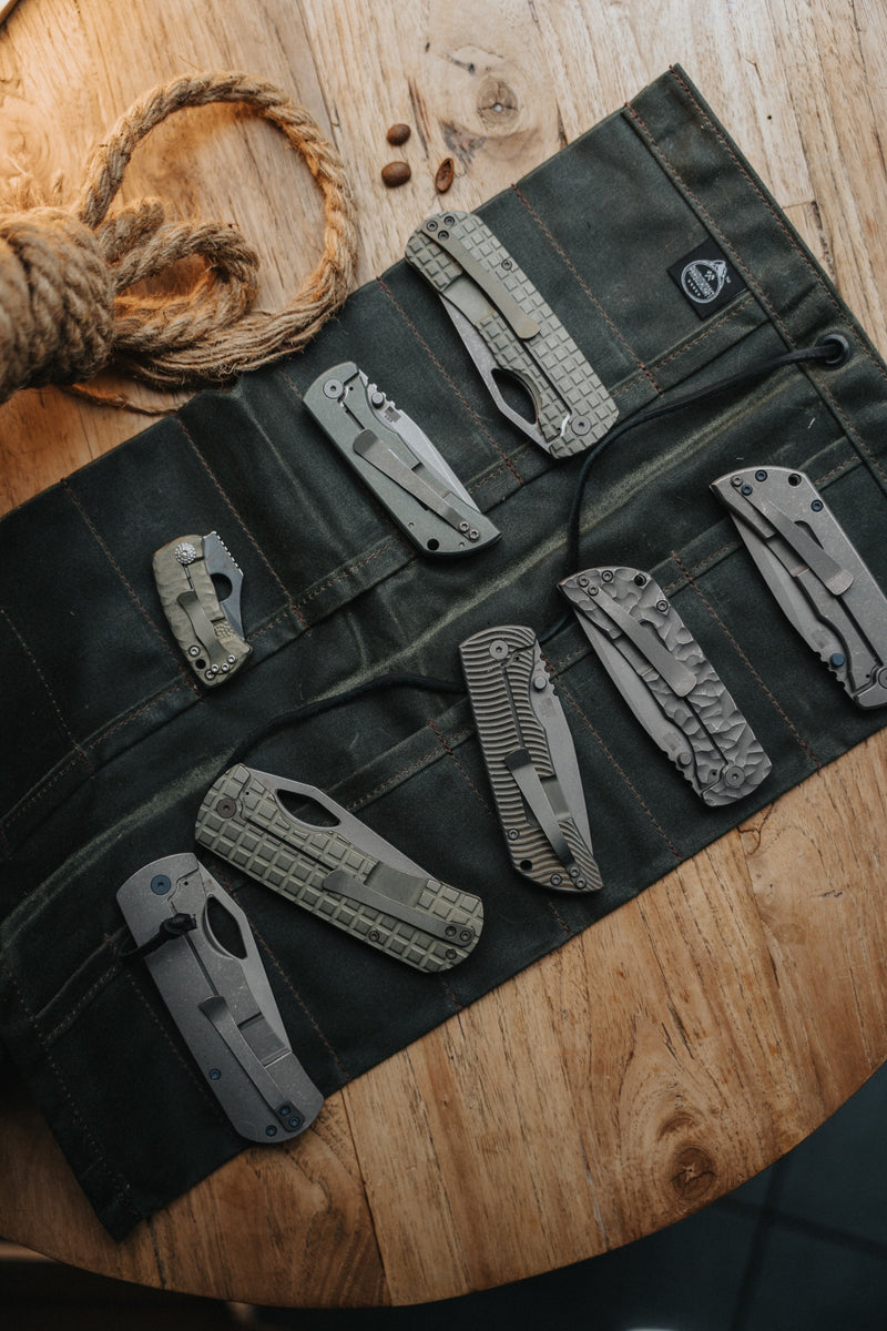 PNWBUSHCRAFT Maple Pocket Knife Roll Up V2.0