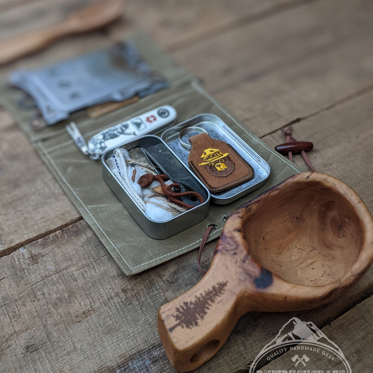 PNWBUSHCRAFT Roll Up Pouch with Toggle