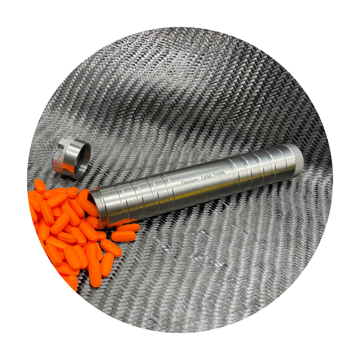 Titanium Tube-A-Ton (Gen 2) Extra Large - Säilytystuubi
