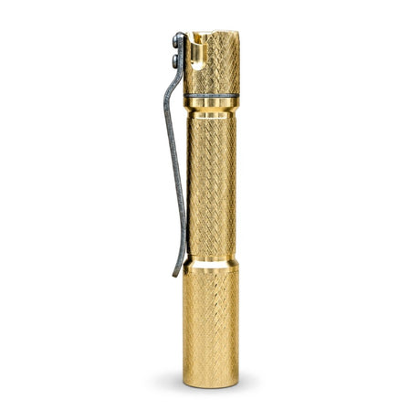 ReyLight Pineapple Mini MKIII Brass Flashlight