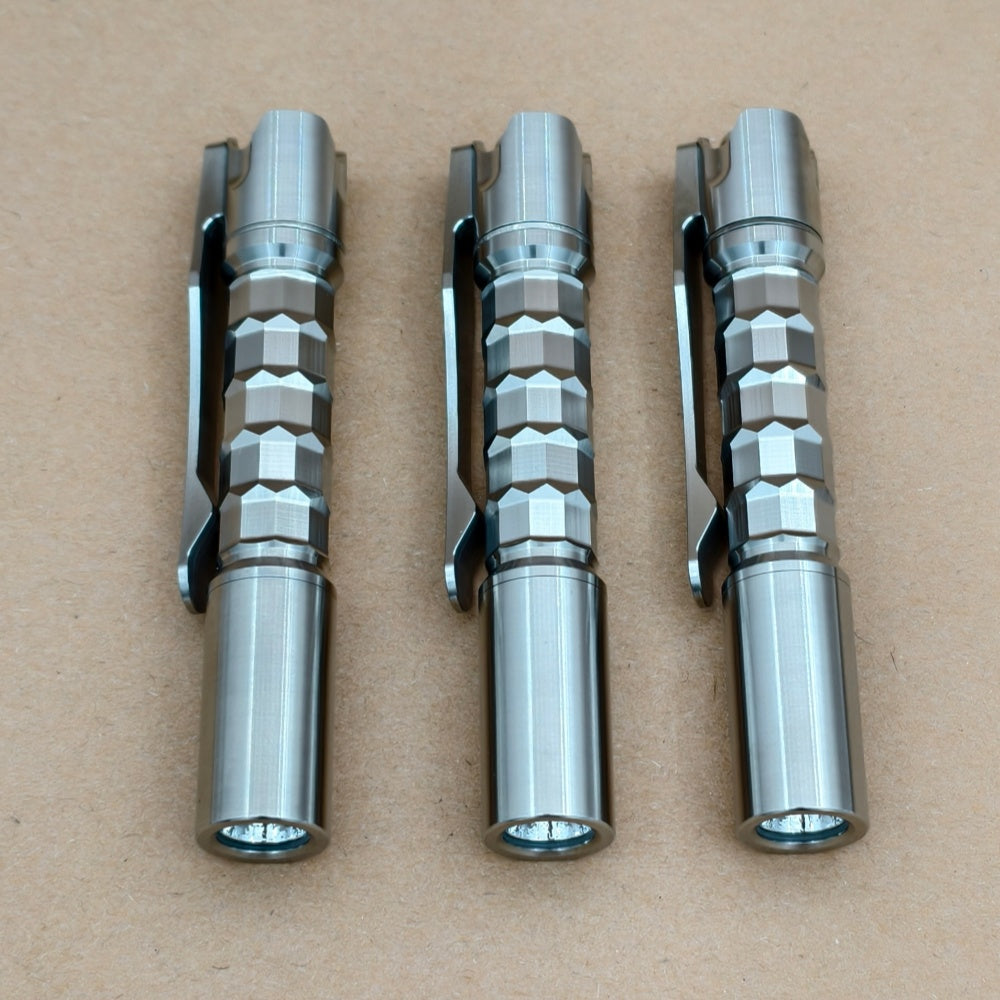 ReyLight Pineapple Mini MKIII Titanium Flashlight