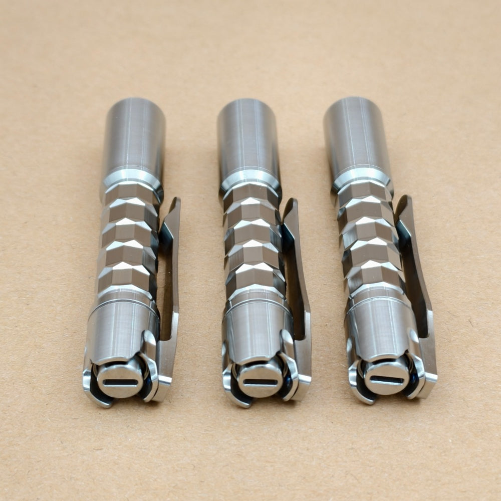 ReyLight Pineapple Mini MKIII Titanium Flashlight