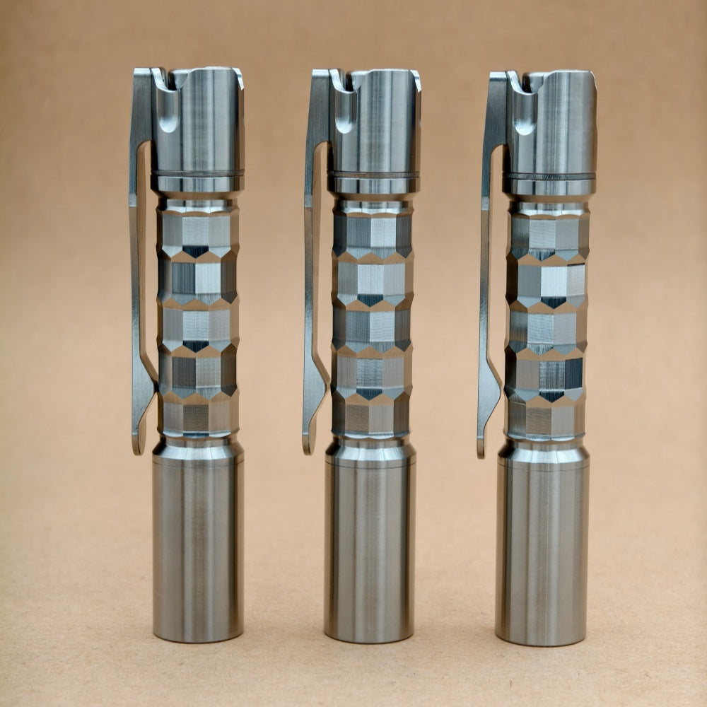 ReyLight Pineapple Mini MKIII Titanium Flashlight