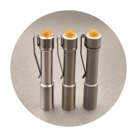 ReyLight Pineapple Mini Stainless Steel Flashlight