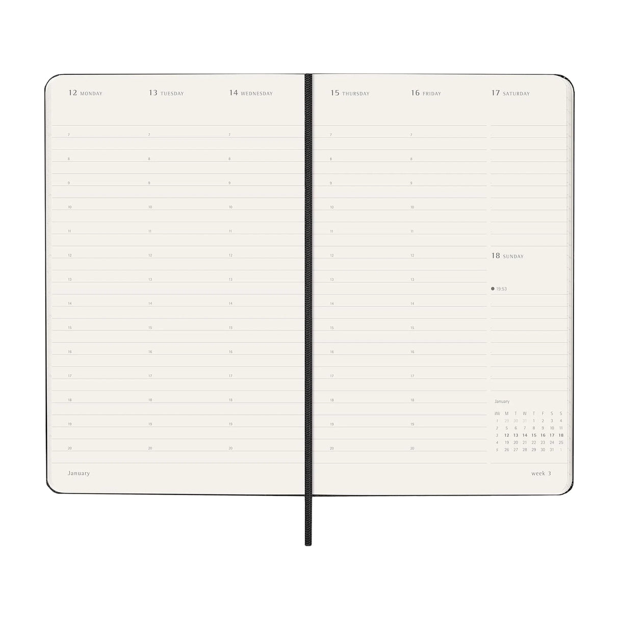 PRO Weekly Vertical Planner Large 2026 Calendar