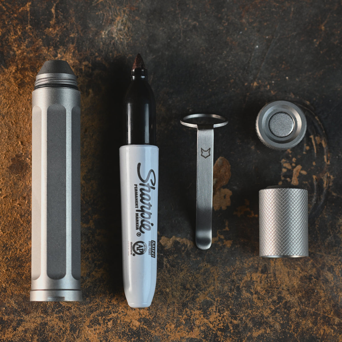 Silver Fox Tools Sharpie Mini Caddy MKII Titanium