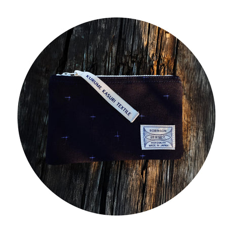 Kurume Kasuri Pouch