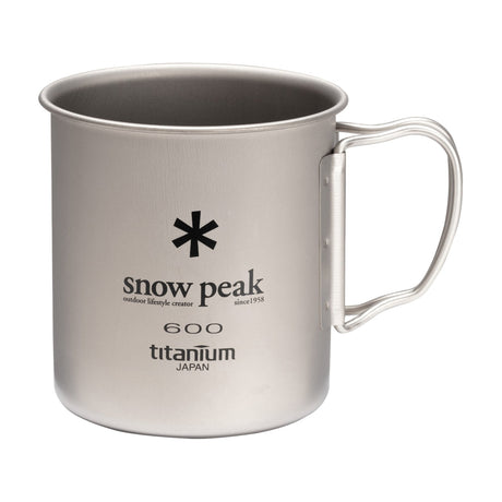 Snow Peak Titanium Single Wall Mug 600 ml