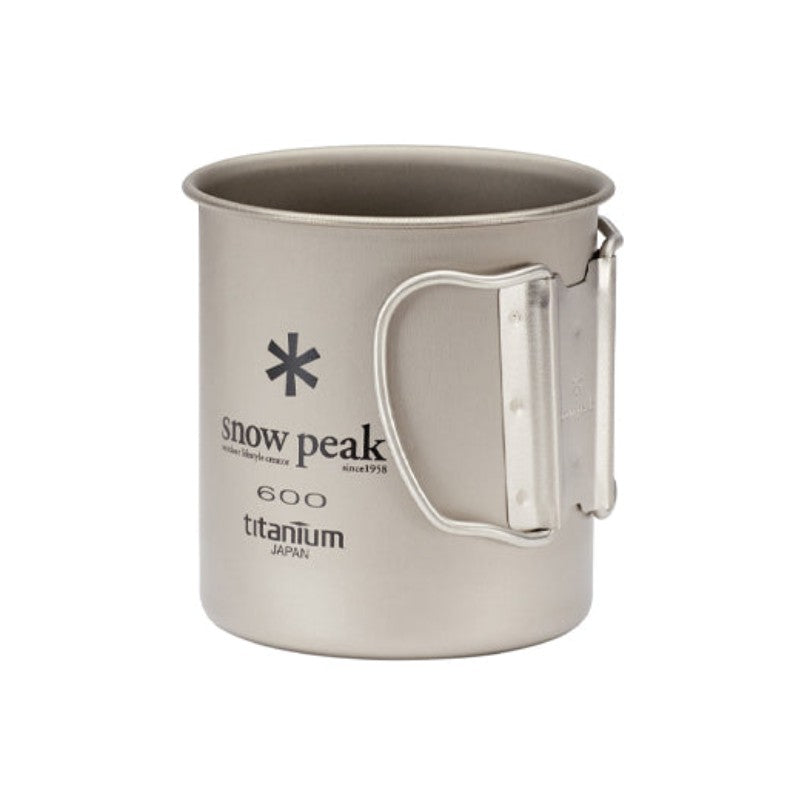 Snow Peak Titanium Single Wall Mug 600 ml