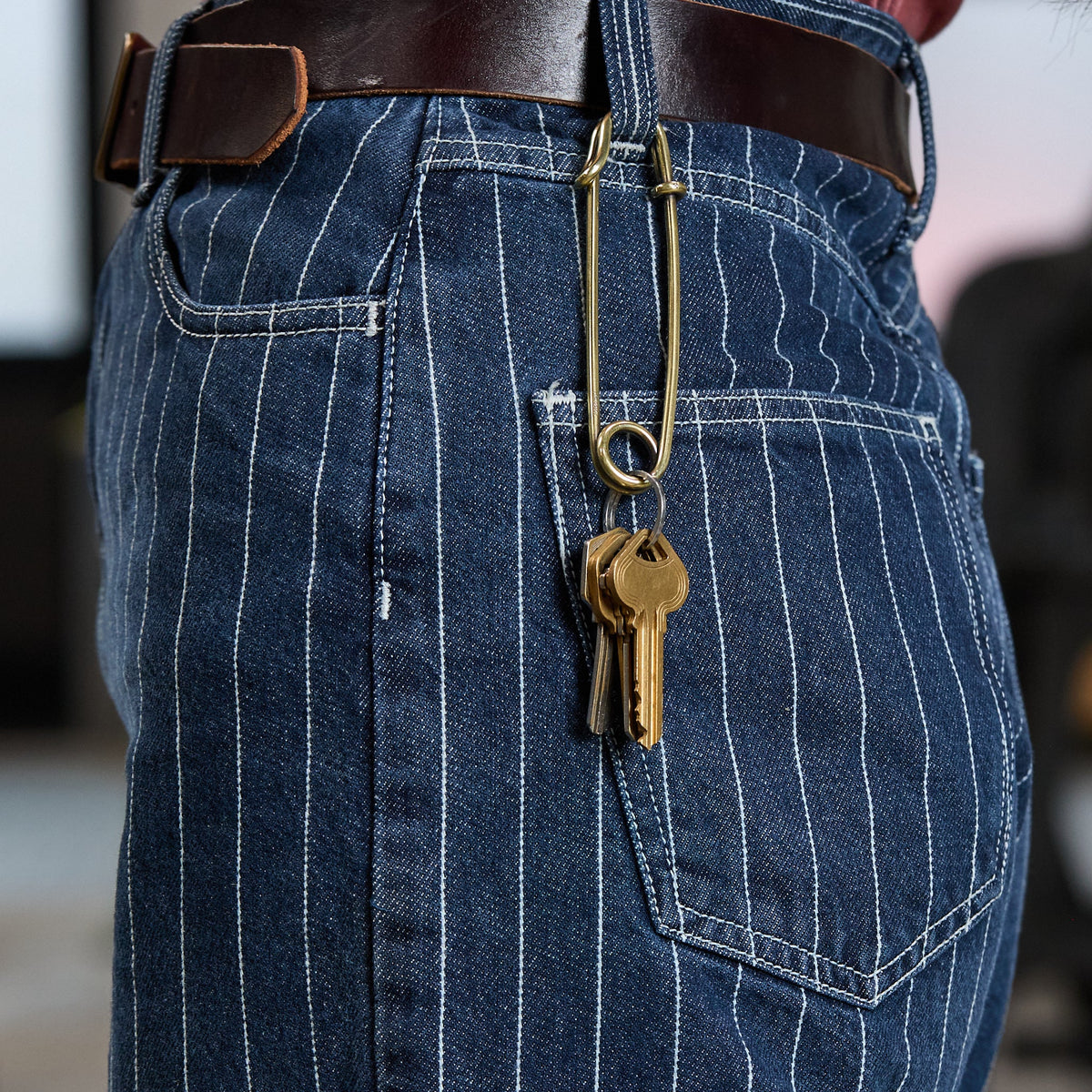 Studebaker Metals The Safety Keyholder Brass