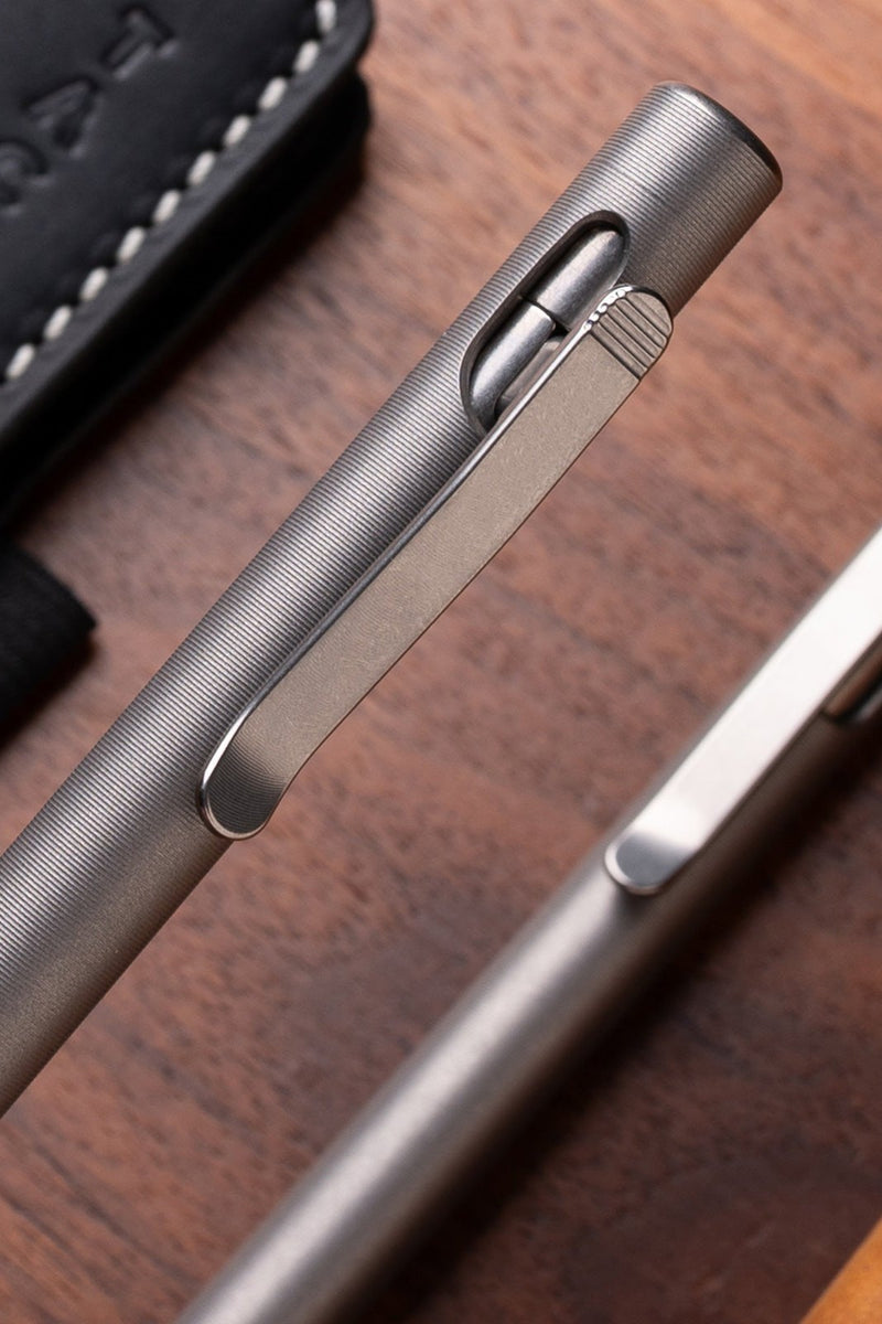 Tactile Turn Clip Action Titanium Pen