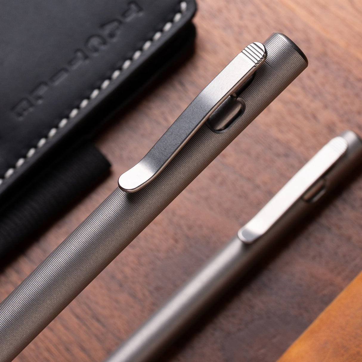 Tactile Turn Clip Action Titanium Pen