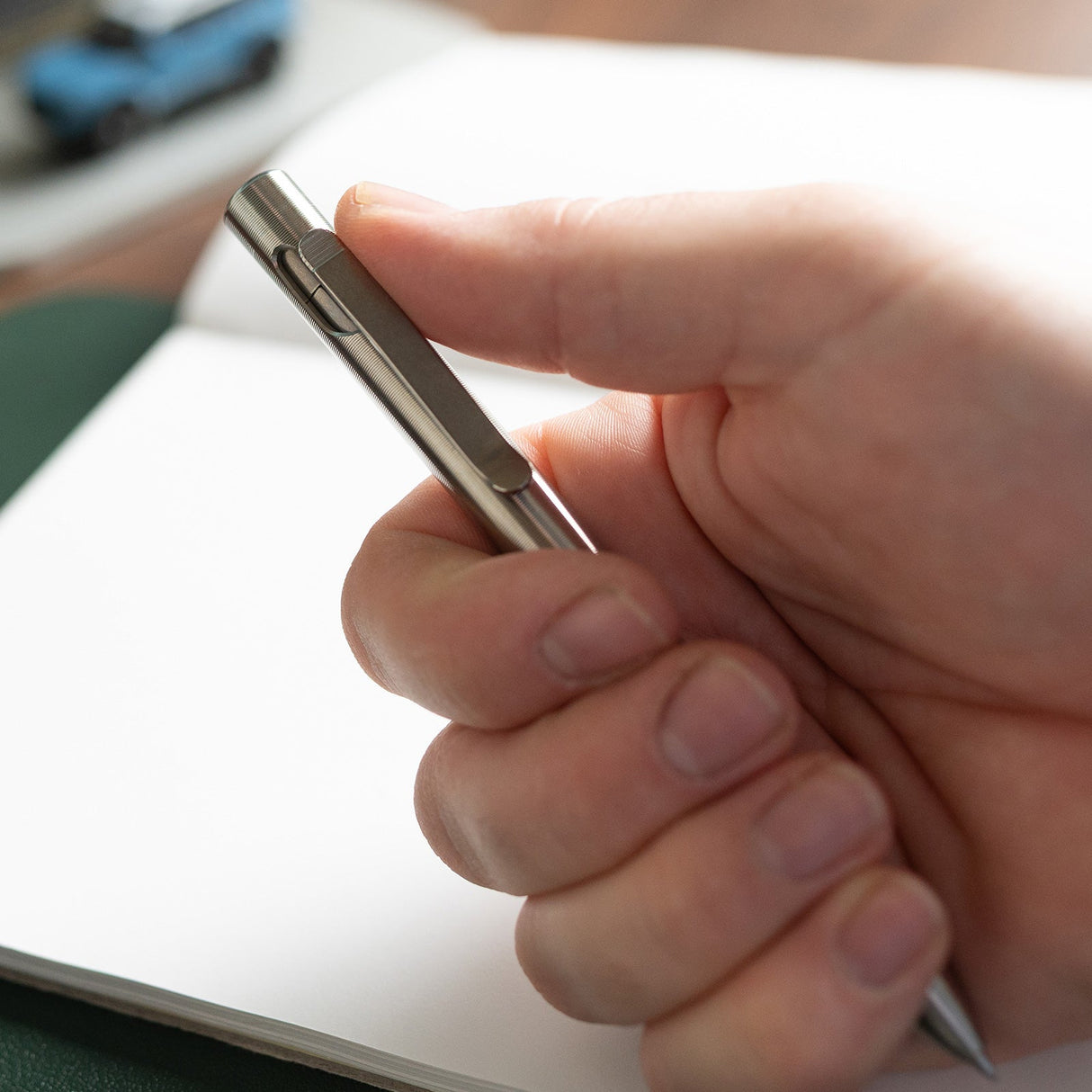 Tactile Turn Clip Action Titanium Pen