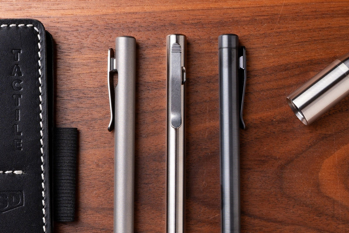 Tactile Turn Clip Action Titanium Pen