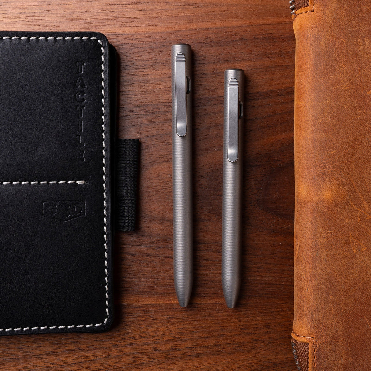 Tactile Turn Clip Action Titanium Pen