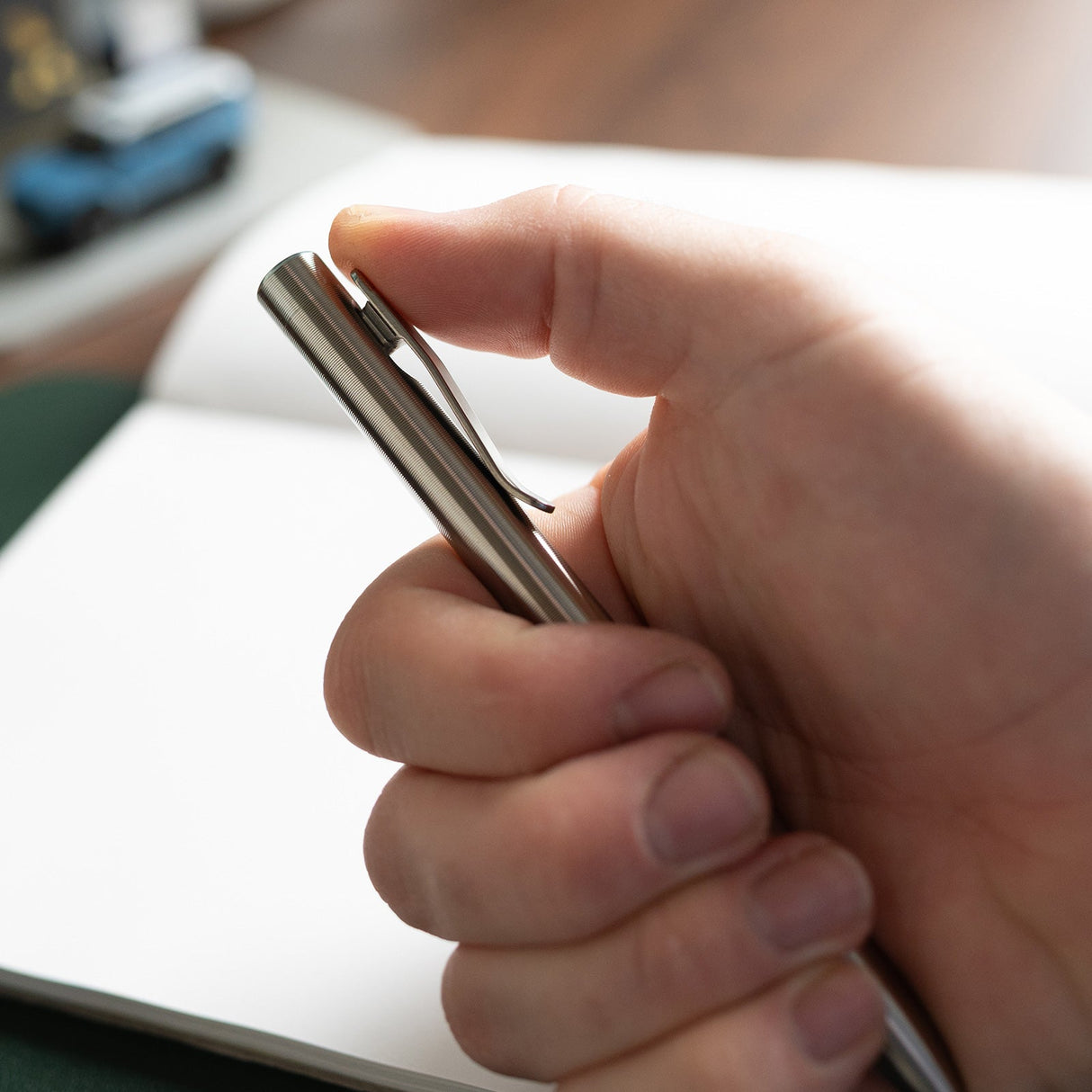 Tactile Turn Clip Action Titanium Pen