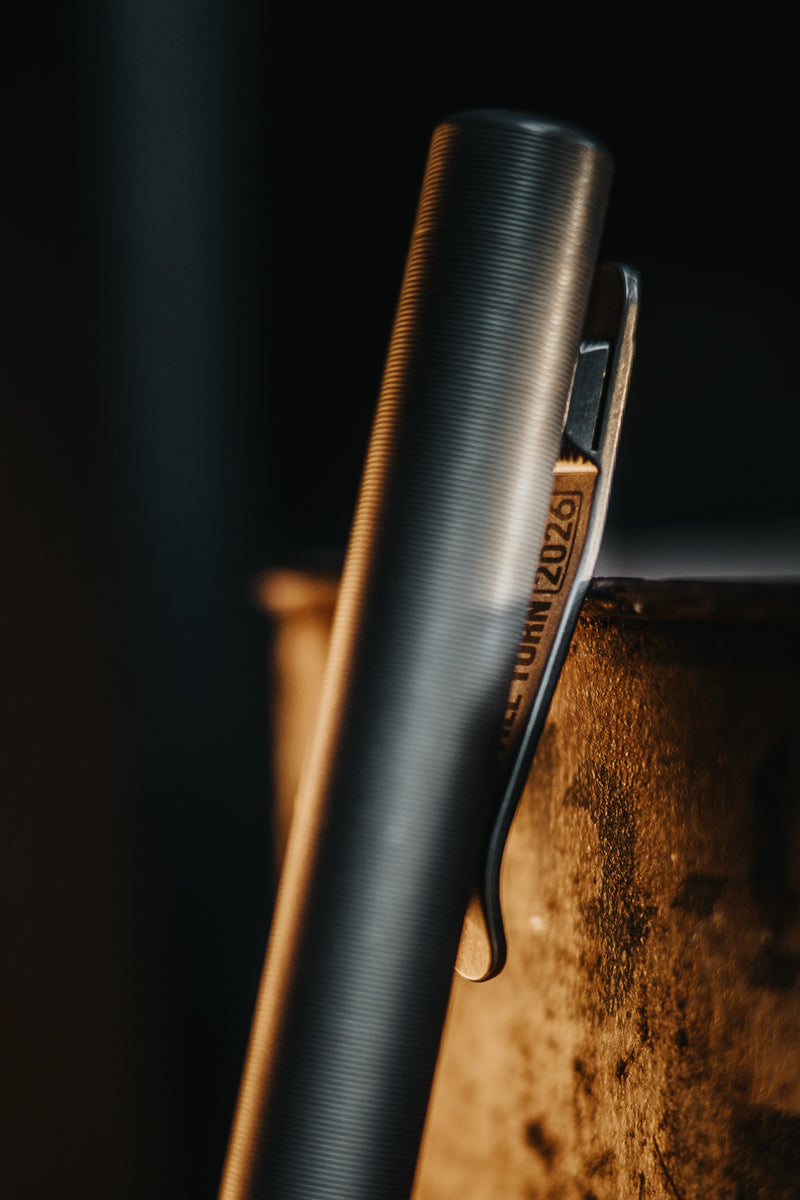 Tactile Turn Clip Action Titanium Pen