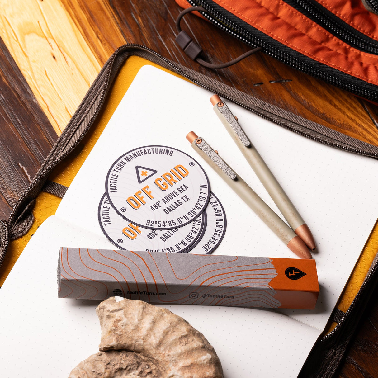 Tactile Turn Off Grid Side Click Pen