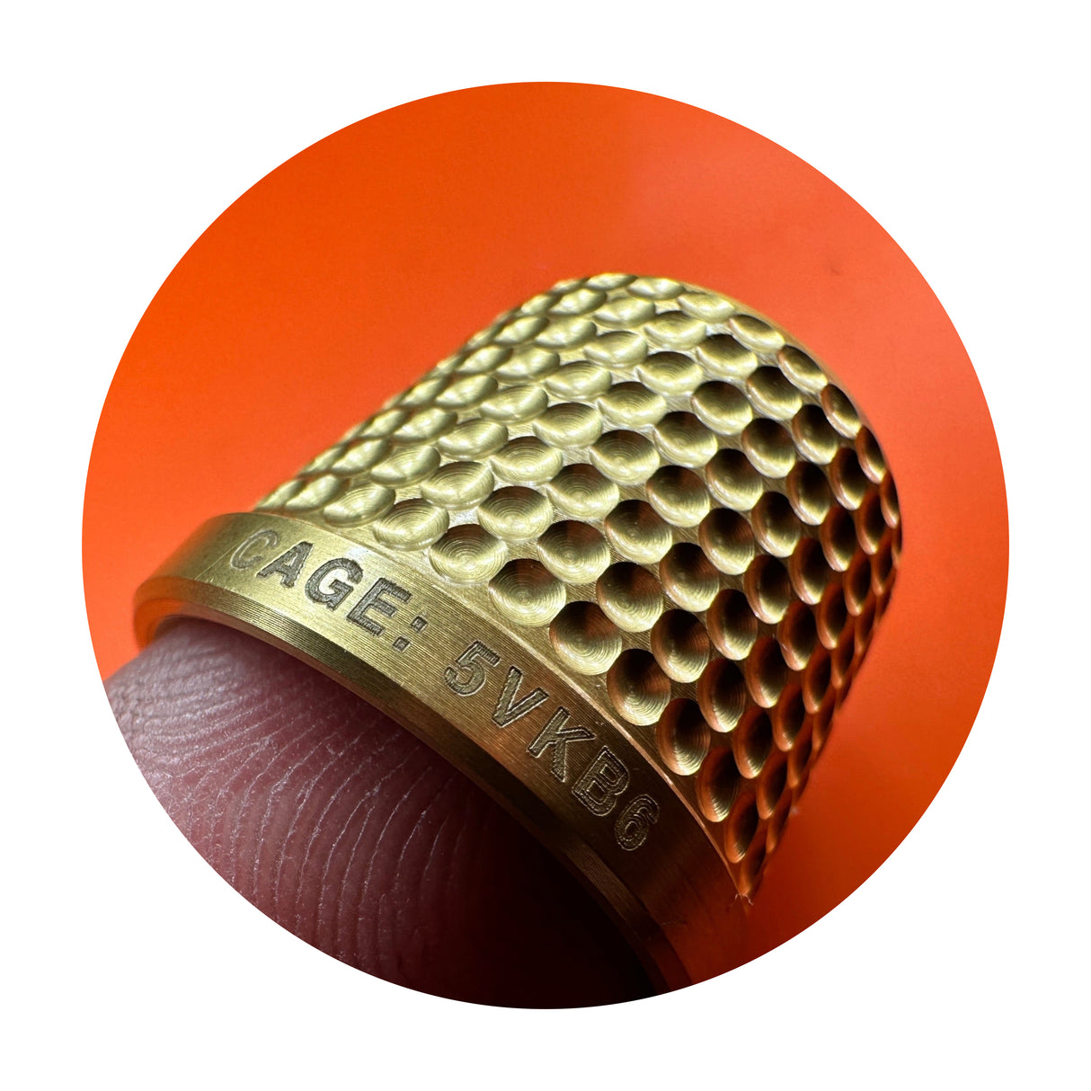 Brass Thimble - Sormustin