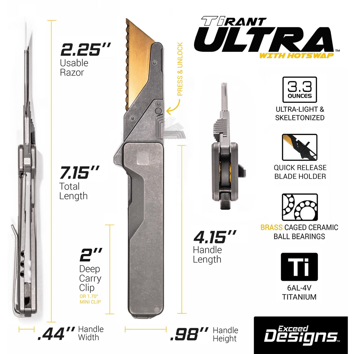 TiRant ULTRA Utility Knife