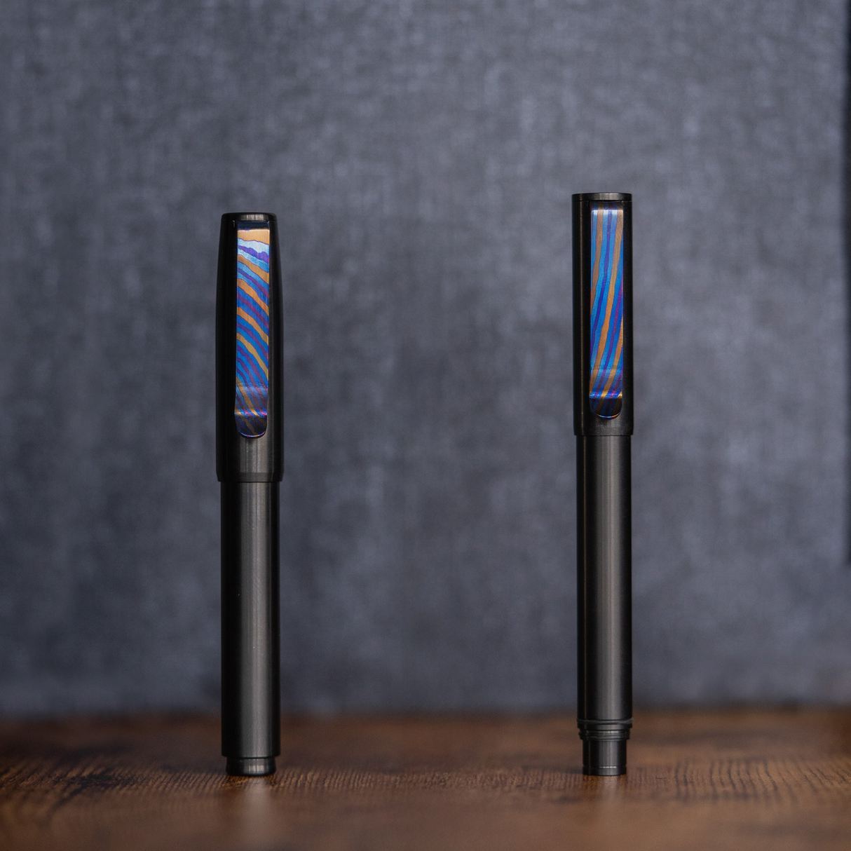 Ti Damascus CNC Milled Pocket Clip