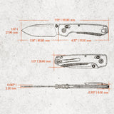Vosteed Raccoon® TiSlim™ Knife
