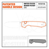 Vosteed Raccoon Top Liner Bowie Knife