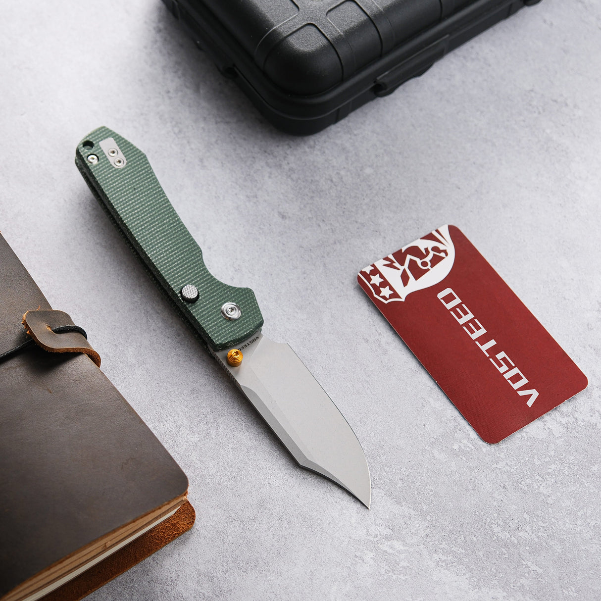 Vosteed Raccoon Top Liner Bowie Knife
