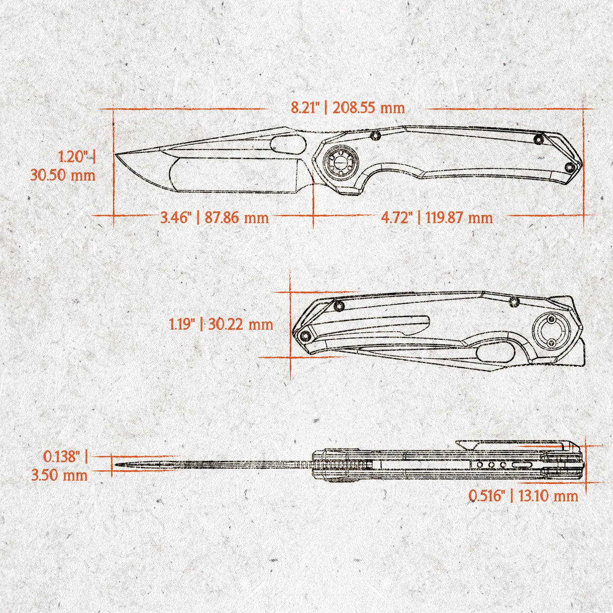 Vosteed Thunderbird V Knife